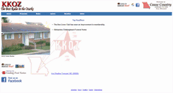 Desktop Screenshot of kkoz.com
